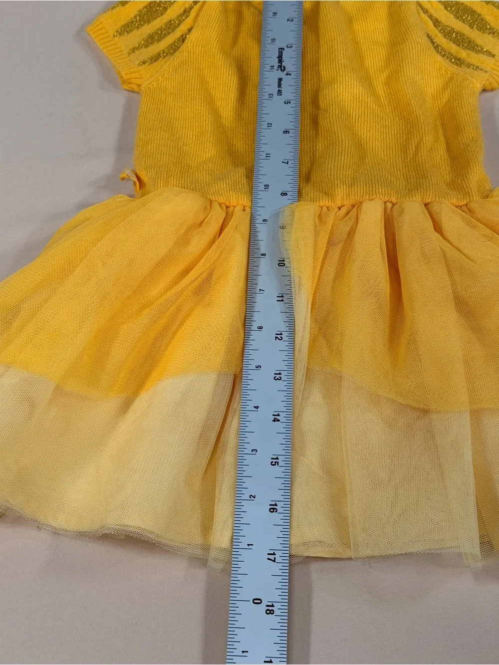 Magical Disney Princess Belle-inspired dress for toddler girls, size 2T